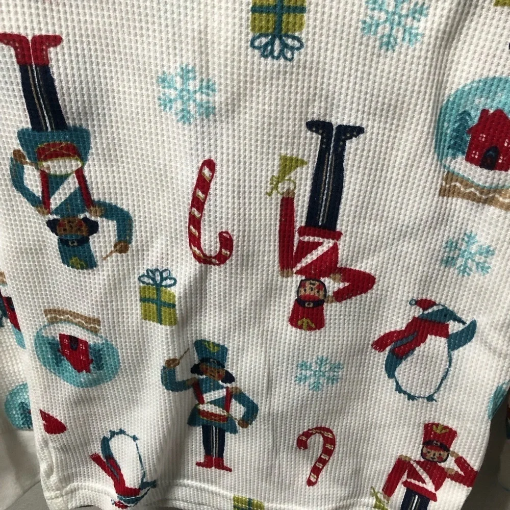 NWT Carter's Just One You Size 6 Christmas Nutcracker Waffle Thermal Pajamas